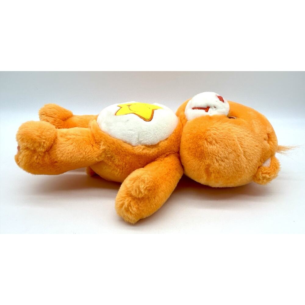 Care Bears 2003 Laugh A Lot Bear Plush 13” Inch Star Orange Stuffed Toy EUC - Picture 5 of 12